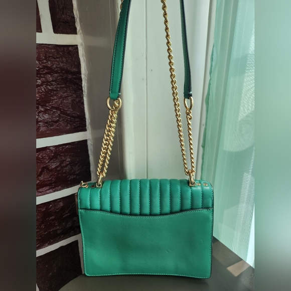 Coach Green Quilted Shoulder/Crossbody Bag - Picture 2 of 4